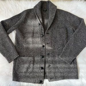 J. Crew Shawl Collar Wool Cardigan Sweater